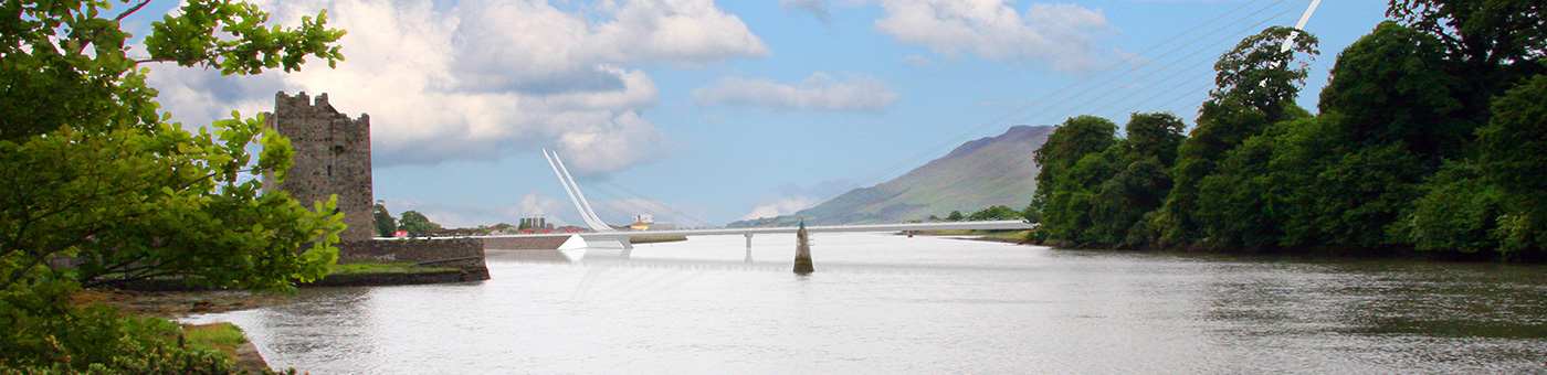 Narrow Water Bridge Project - 3D render