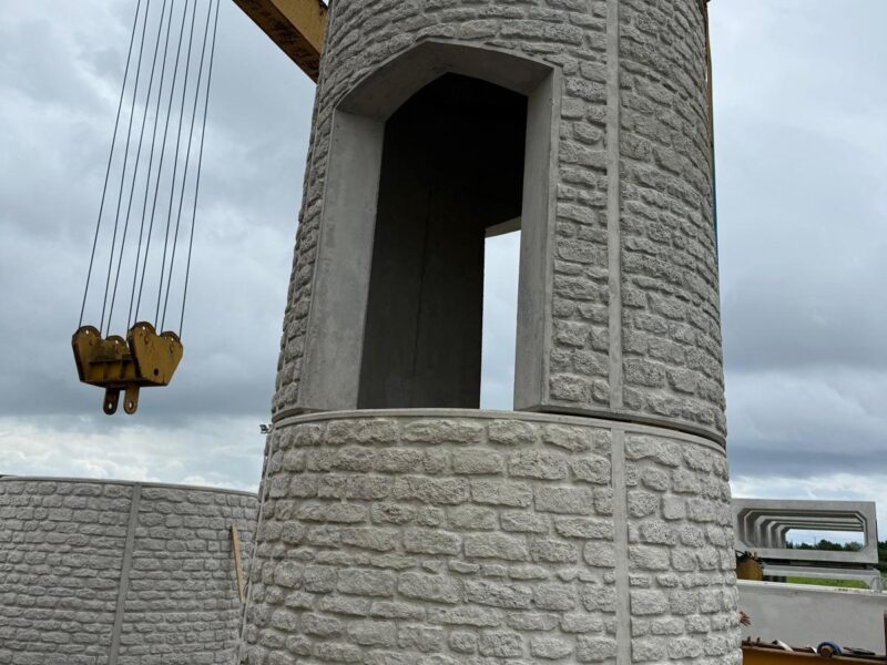 Navigation Tower Progress Narrow Water Bridge Project